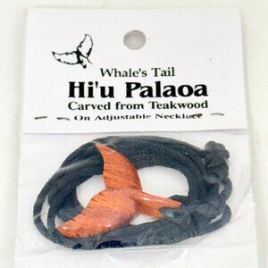 Pack of Two Hawaiian Adjustable Necklaces - A Gecko and a Whale's Tail - NWT